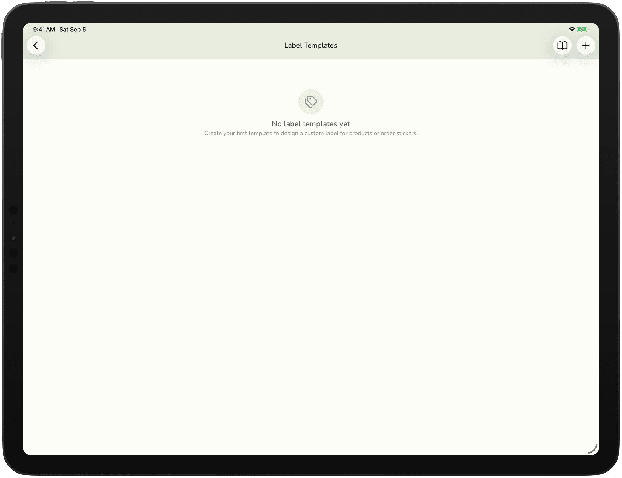 The label template designer