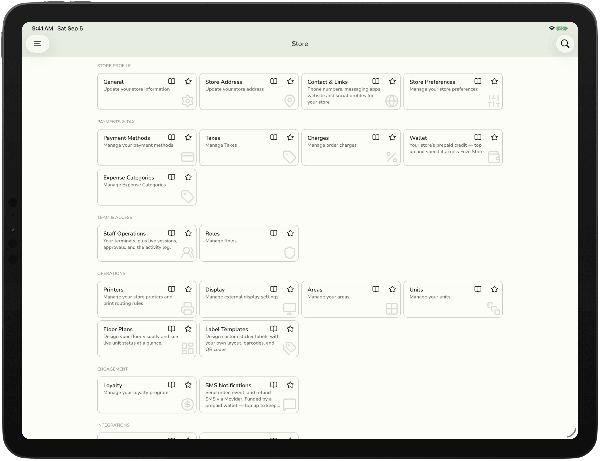The store configuration hub
