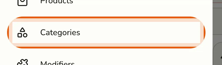 The Categories item highlighted in the Fuze Store navigation menu