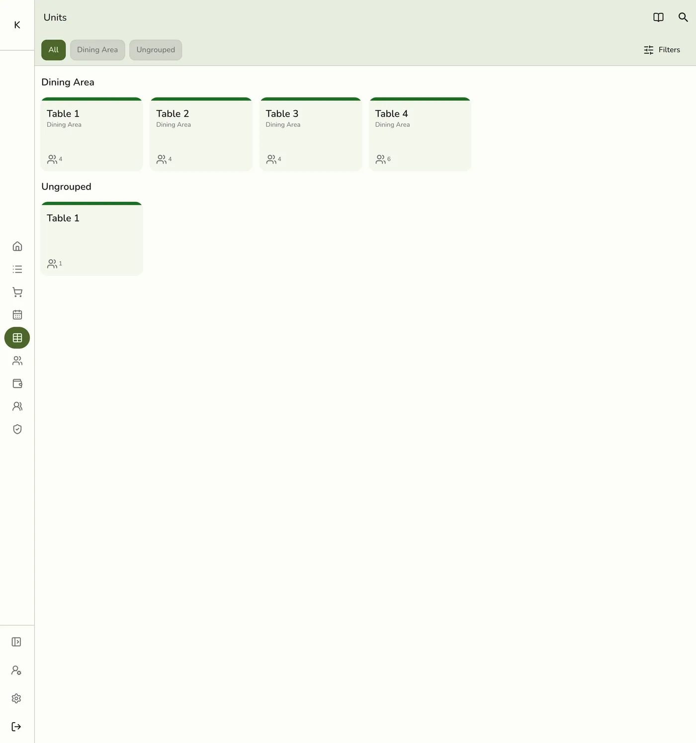 A unit sheet with Make Order